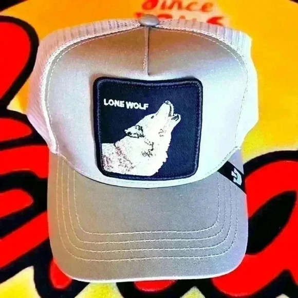 Goorin Bros Lone Wolf Gray on Gray NWT SnapBack Lid - Picture 1 of 5